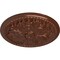 Ekena Millwork Swindon Ceiling Medallion (Fits Canopies up to 2 7/8"), 16 7/8"OD x 1 1/2"P, Copper Penny CM16SWCPS - alternate 2